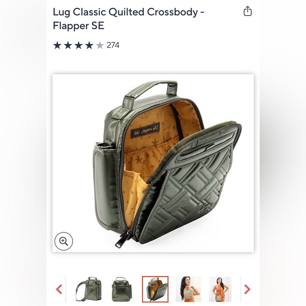 Lug Classic Quilted Crossbody Bag